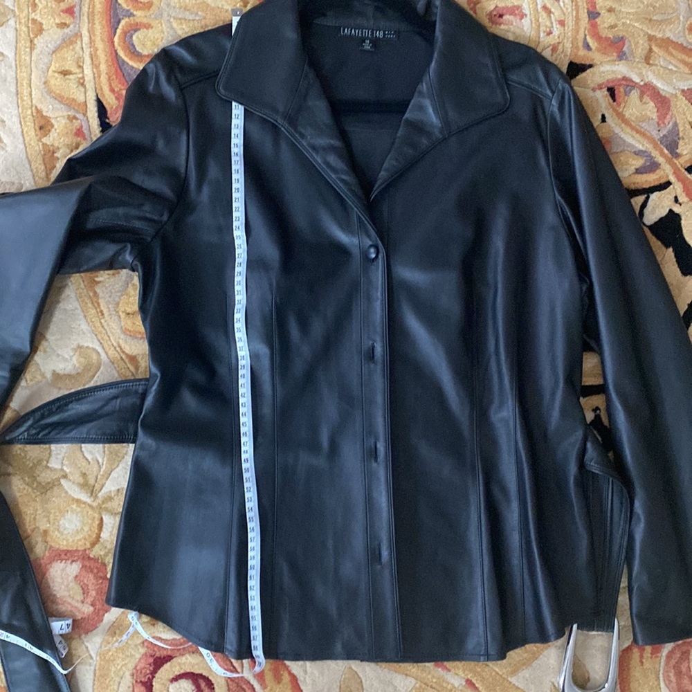 Lafayette 148 New York Leather Jacket